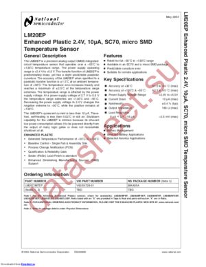 LM20SIBPEP datasheet  