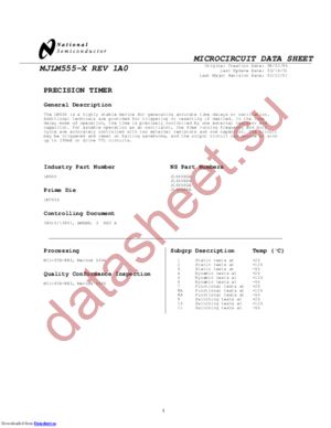 LM555CMM datasheet  