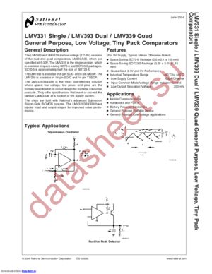 LMV393MMX datasheet  