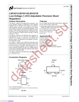 LMV431B datasheet  