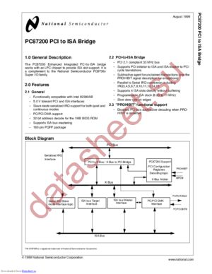 PC87200160A datasheet  