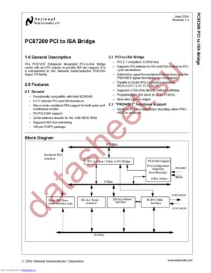 PC87200VUL datasheet  