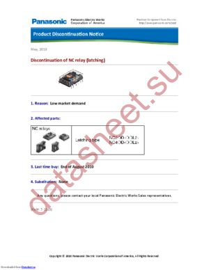 NC2EBD-PL2-DC110V datasheet  