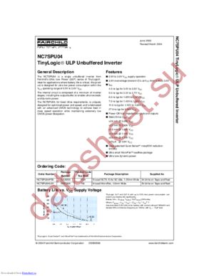 NC7SPU04P5X_Q datasheet  