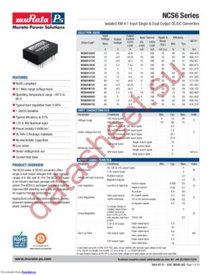 NCS6D1215C datasheet  