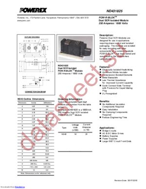 ND431825 datasheet  