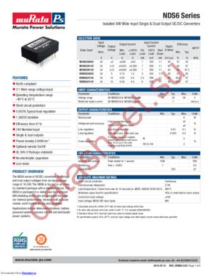 NDS6S2412C datasheet  