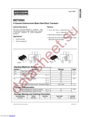 NDT2955_NL datasheet  