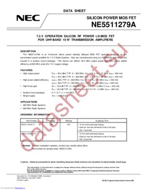 ne5511279a-t1a datasheet  