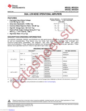 NE5532DRE4 datasheet  