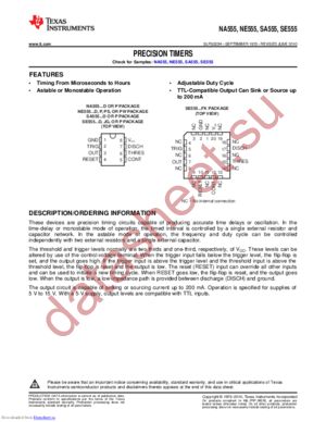 NE555D-TI datasheet  