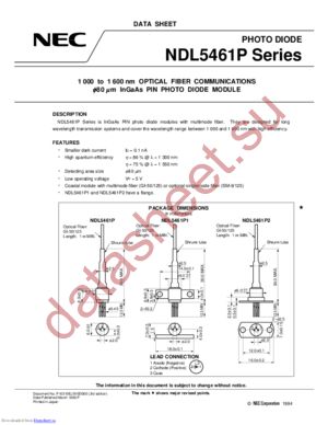 NDL5520C datasheet  