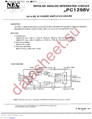 PC1298 datasheet  