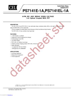 PS7141E-1A datasheet  