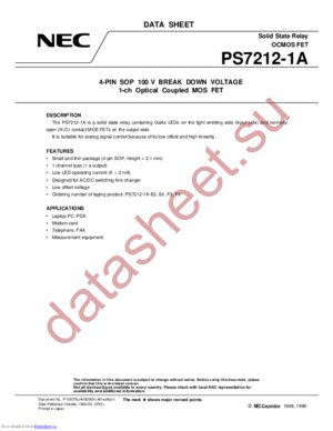 PS7212-1A-E4 datasheet  