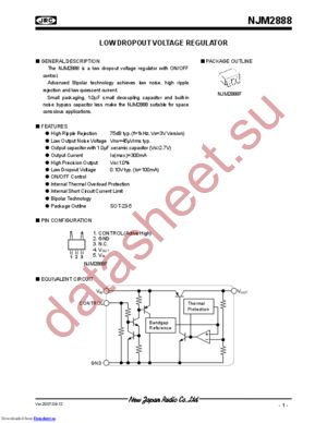 NJM2888F03 datasheet  