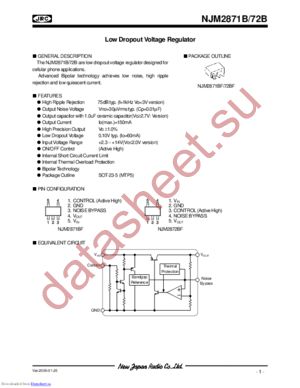 NJM2872BF datasheet  