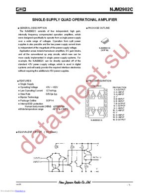 NJM2902C datasheet  