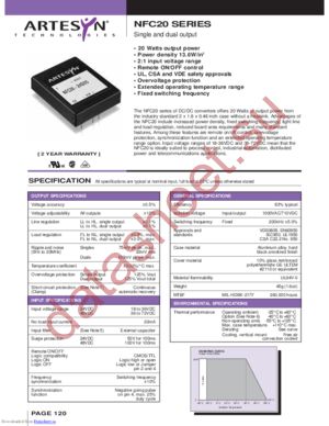 NFC20-48S05-4 datasheet  