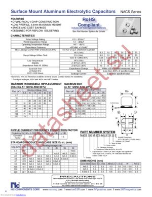 NACS560M6.36.3X5.5TR13F datasheet  