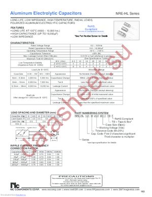 NRE-HL123M10V18X40F datasheet  