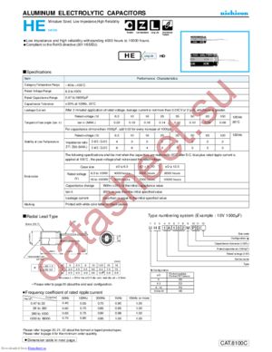 UHE2A101MPD1TD datasheet  