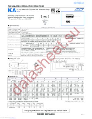 UKA1E220MDD1TD datasheet  