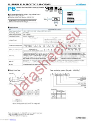 UPB2E220MHD1TO datasheet  