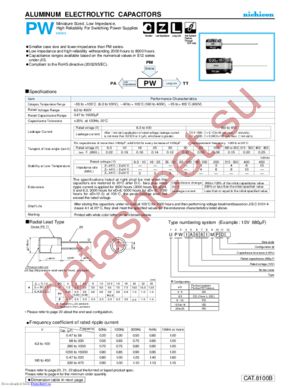 UPW1E101MED1TD datasheet  