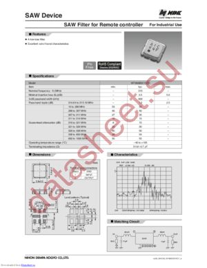 WF866B0315CH datasheet  