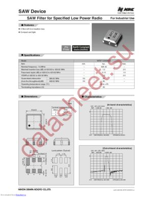 WF871J0429CD datasheet  