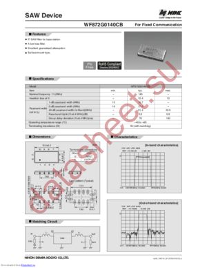 WF872G0140CB datasheet  