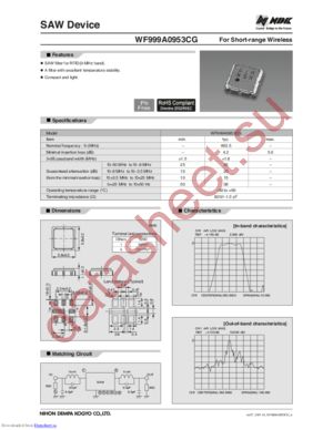 WF999A0953CG datasheet  