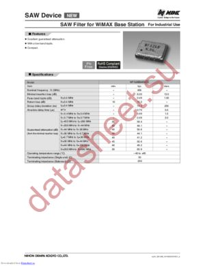 WFA26B0456CE datasheet  