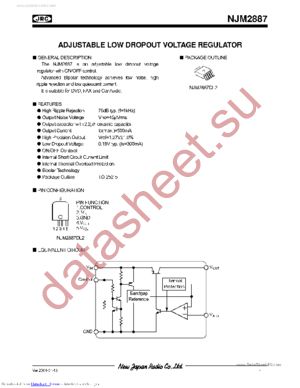 NJM2887 datasheet  