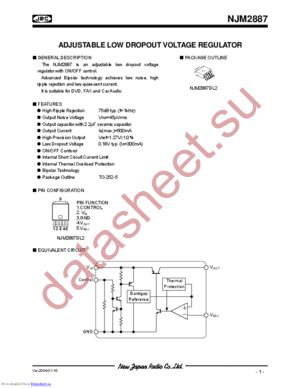 NJM2887DL2 datasheet  