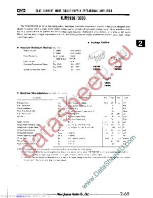 NJM2900 datasheet  