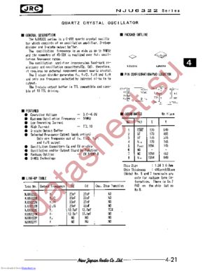 NJU6322XE datasheet  