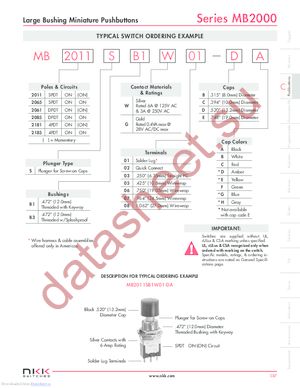 MB2061SB1G01-DA-RO datasheet  