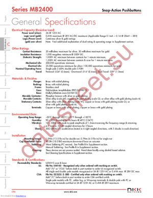 MB2461E1W01-FA-RO datasheet  