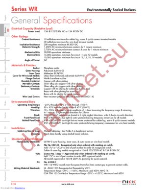 WR15AT/CUL datasheet  