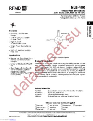 NLB-400-T1 datasheet  