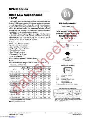 NP2600SCMCT3G datasheet  