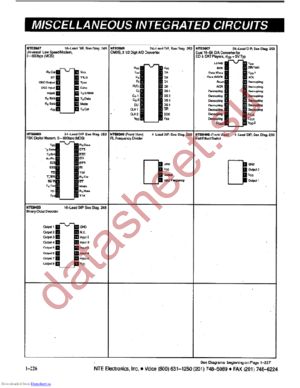 NTE9200 datasheet  