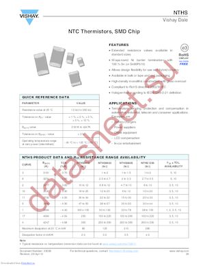 NTHS0805N01N2202KR datasheet  