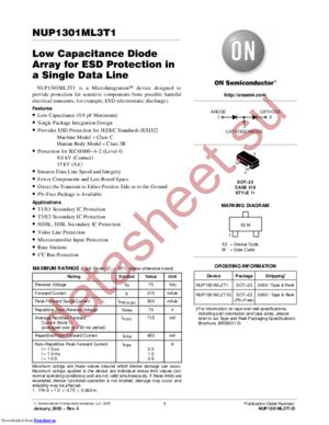 SZNUP1301ML3T1G datasheet  