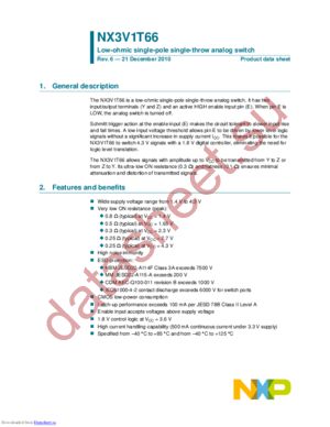 NX3V1T66GM,132 datasheet  