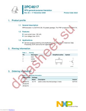 2PC4617R,115 datasheet  