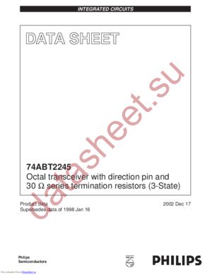 74ABT2245PW,112 datasheet  