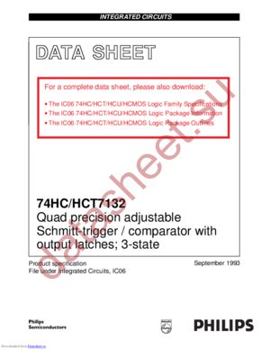 74HCT7132 datasheet  